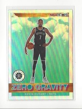 2019-20 Hoops Premium Stock Zero Gravity Holo Prizm #9 Kevin Durant Nets