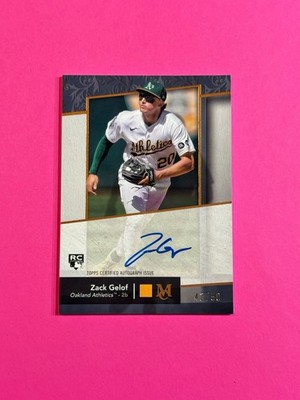 Zack Gelof 2024 Topps Museum Collection Archival Gold RC Auto Autograph /50
