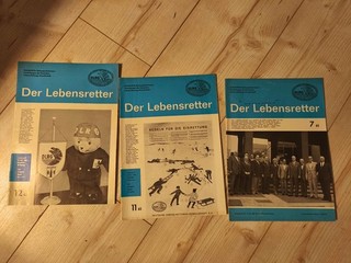 DLRG Der Lebensretter 1965 pin Abzeichen Patch Rettungsschwimmen Spange Brosche