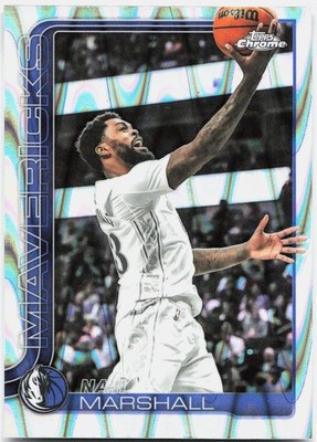 Naji Marshall - 2024-25 Topps Chrome Refractor Mavericks NBA