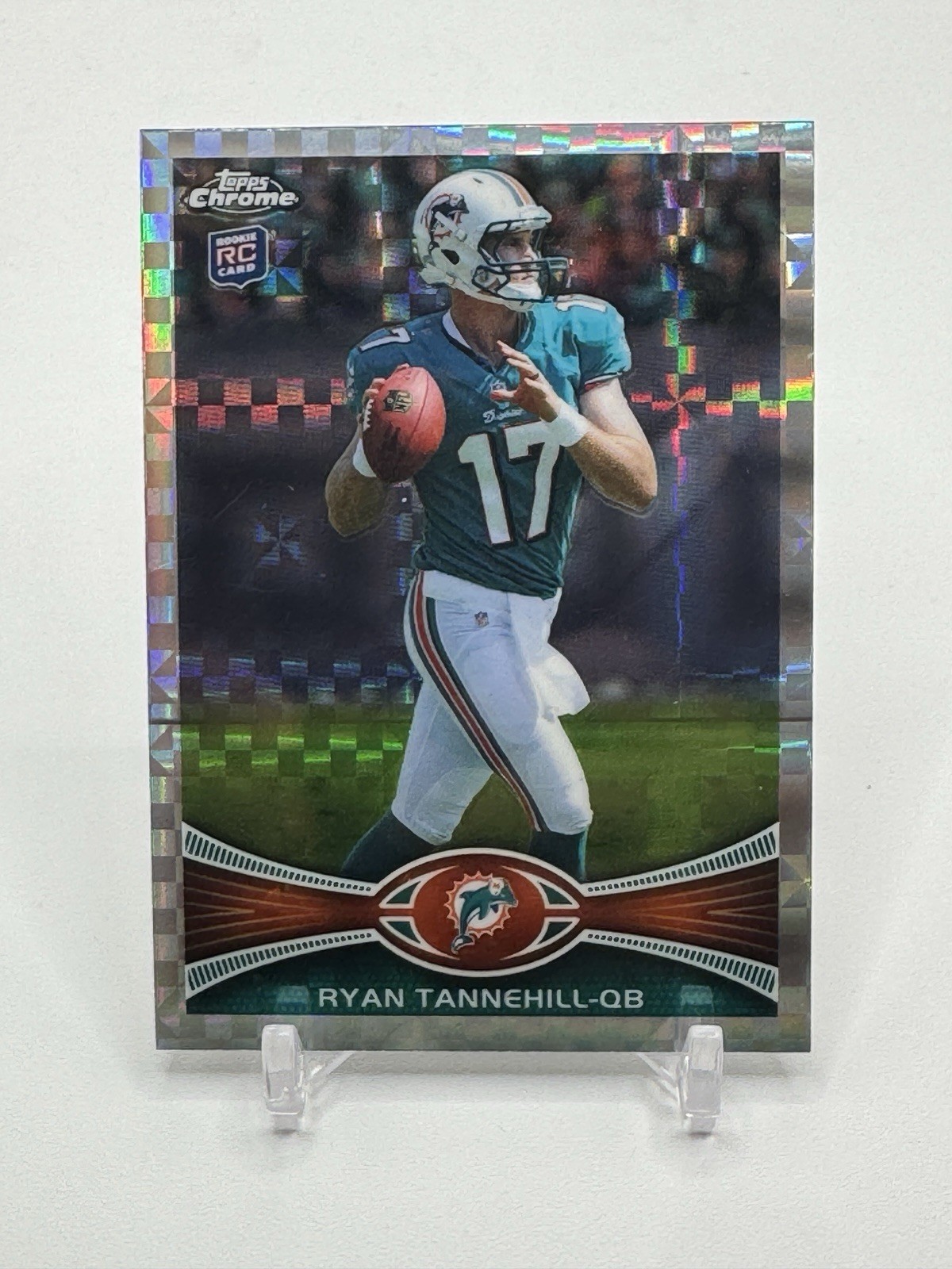 Ryan Tannehill - 2012 Topps Chrome #109 Rookie X-Fractor - Miami Dolphins