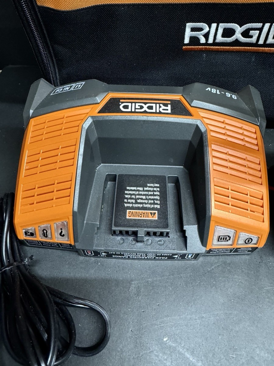 Rigid RIDGID R86034 18-Volt 1/4 in. w/ Battery, Charger and Bag | eBay