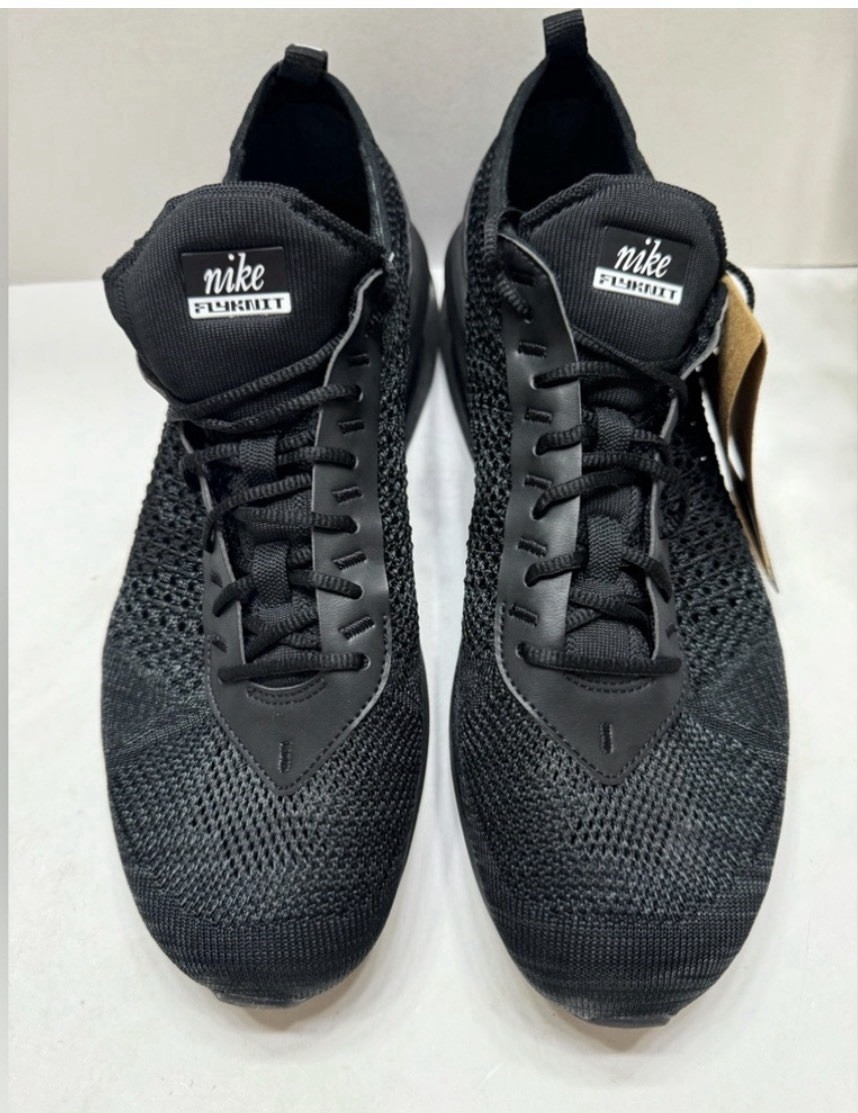 Size 11 - Nike Air Max Flyknit Racer Triple Black for sale  display picture 1