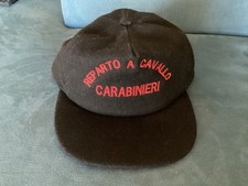ESERCITO ITALIANO C.C. REPARTO A CAVALLO CAPPELLO BERRETTO RICAMATO  CON VISIERA