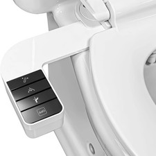 Non Electric Bidet Attachment Dual Nozzle Self Cleaning Toilet Seat