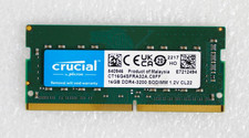 Crucial CT16G4SFRA32A.C8FF 16GB DDR4-3200 PC4 SO-DIMM Laptop Memory RAM