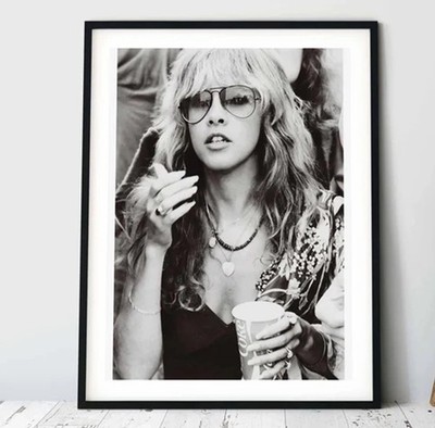 Stevie Nicks Music Vintage Poster, fan gift