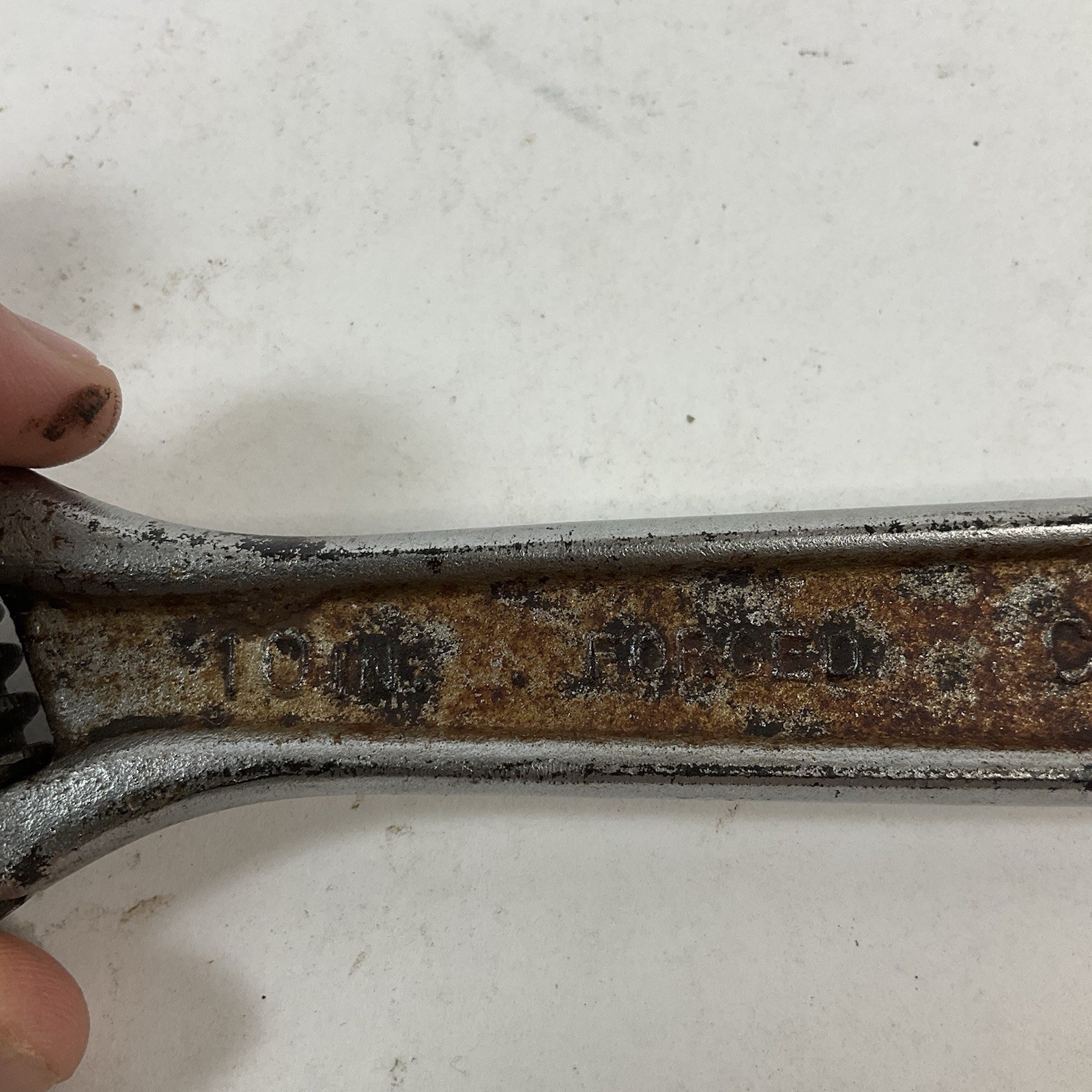 Vintage Adjustable Wrench 10" Crescent Tool Co. Jamestown N.Y. USA Forged Alloy 