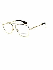 Burberry B 1386 1109 Eyeglass Frames Light Gold Brand New 57mm NWT BE1386