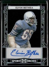 2024 Leaf Metal Sports Heroes #BA-EB1 Elvin Bethea Black AUTO #/49