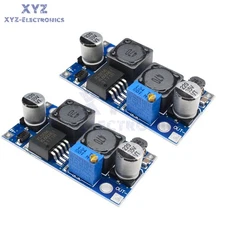 2PCS DC Boost Buck adjustable step down Up Converter XL6009 Module Solar Voltage