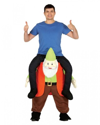 Reiter auf Zwerg Carry Me Kostüm für Fasching