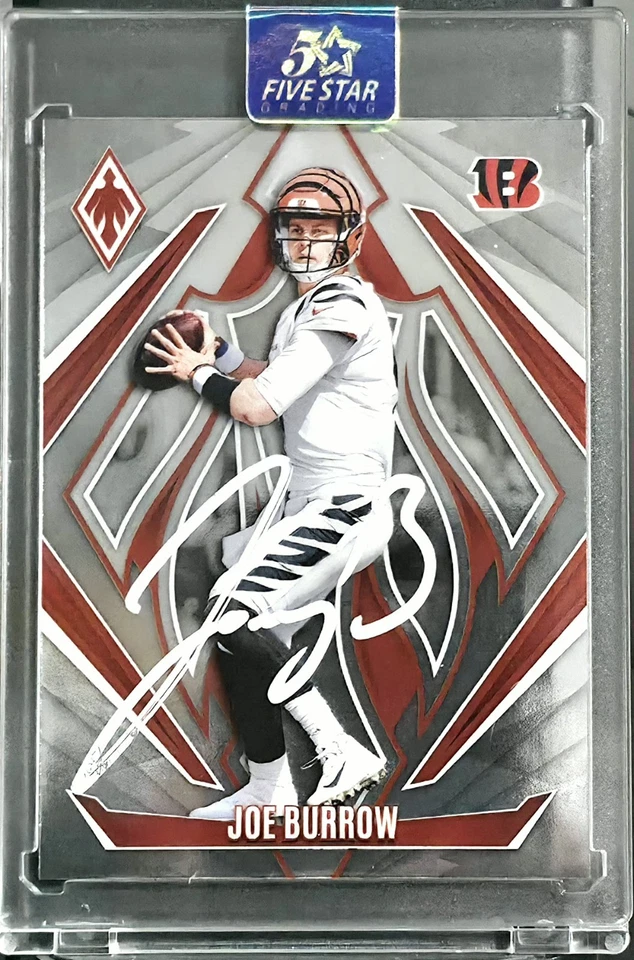 🔥 Joe Burrow Firmado 2024 Panini Phoenix con Certificado de Autenticidad Como Nuevo Automático ¡Guau! Foto 4 de 4