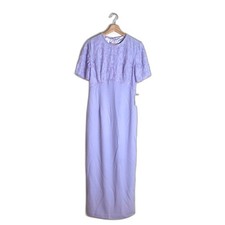 Nite lite ladies lavender sequin detail long dress size 8