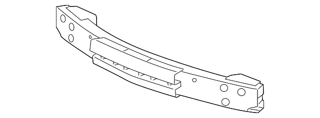 Genuine GM Rear Bumper Impact Bar 22806745 - Изображение 3 из 4