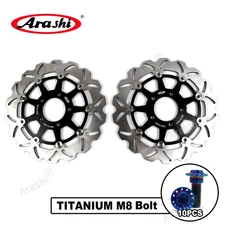 fit Suzuki GSXR600 GSXR750 2004 2005 K4 K5 Front Brake Rotor Disc & M8 Bolts