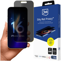 3Mk Silky Matt Privacy FÜR Apple Iphone 16 Plus Schutzfolie MIT Matter
