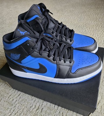 Air Jordan 1 Mid  Black/Royal Blue/White  EU47,5 US13  Neu Mit Karton