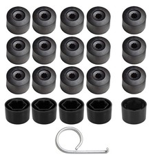 Set 20 Pezzi Copri Bulloni 17mm – Copridado Ruota Auto in Plastica Resistente
