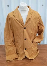 MEN'S JACKET TIMBERLAND XL YELLOW/MUSTARD EARTHKEEPERS COTTON LIGHTWEIGHT
