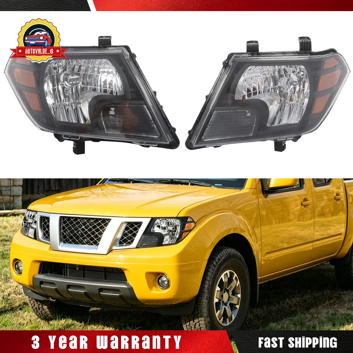 【新品送料込】米国日産 フロンティア、パスファインダー　ブラックヘッドライト Headlights for 2011 Nissan Frontier for sale | eBay