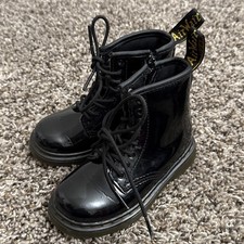 Toddler Dr Marten Size 8C Black Boots
