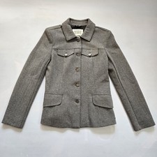 SCOTCH  SODA AMSTERDAM CHARCOAL MELANGE HERRINGBONE WOMAN'S JACKET SIZE M