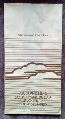 Air Sickness Bag - Spuckbeutel - Kotztüte - Airline-Neutral