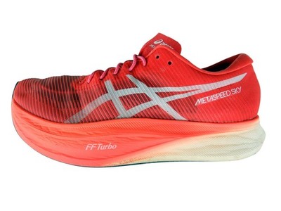 Asics Metaspeed Sky Men's Red White Ultra-Lightweight Running Shoes - US 9.5