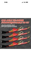 4 Axle Straps Car Hauler Trailer Auto Tie Down 4 Ratchet Straps Tow Kit Black Us 4 Axle Straps Car Hauler Trailer Auto Tie Down 4 Ratchet Straps Tow Kit Black Us