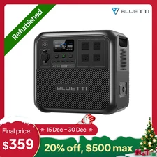 BLUETTI AC180 1800W 1152Wh Solar Portable Power Station LFP for Camping Trip