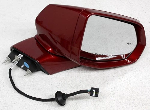 OEM Right Side Mirror Scratches For Cadillac XT6 Luxury, Premium Red Horizon