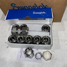 10 SWAGELOK SS-1210-6 UNION TUBE FITTINGS 3/4" OD X 3/4" OD