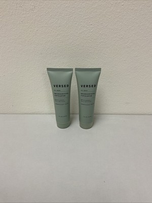 Versed Day Maker Microcrystal Exfoliator Travel Size 1fl oz Lot Of 2 B25-04