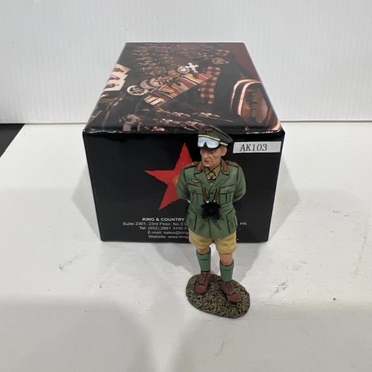 Figurine King & Country Club CF016 - Bobby Woll - Tankiste Allemand - Seconde Guerre Mondiale - Plomb