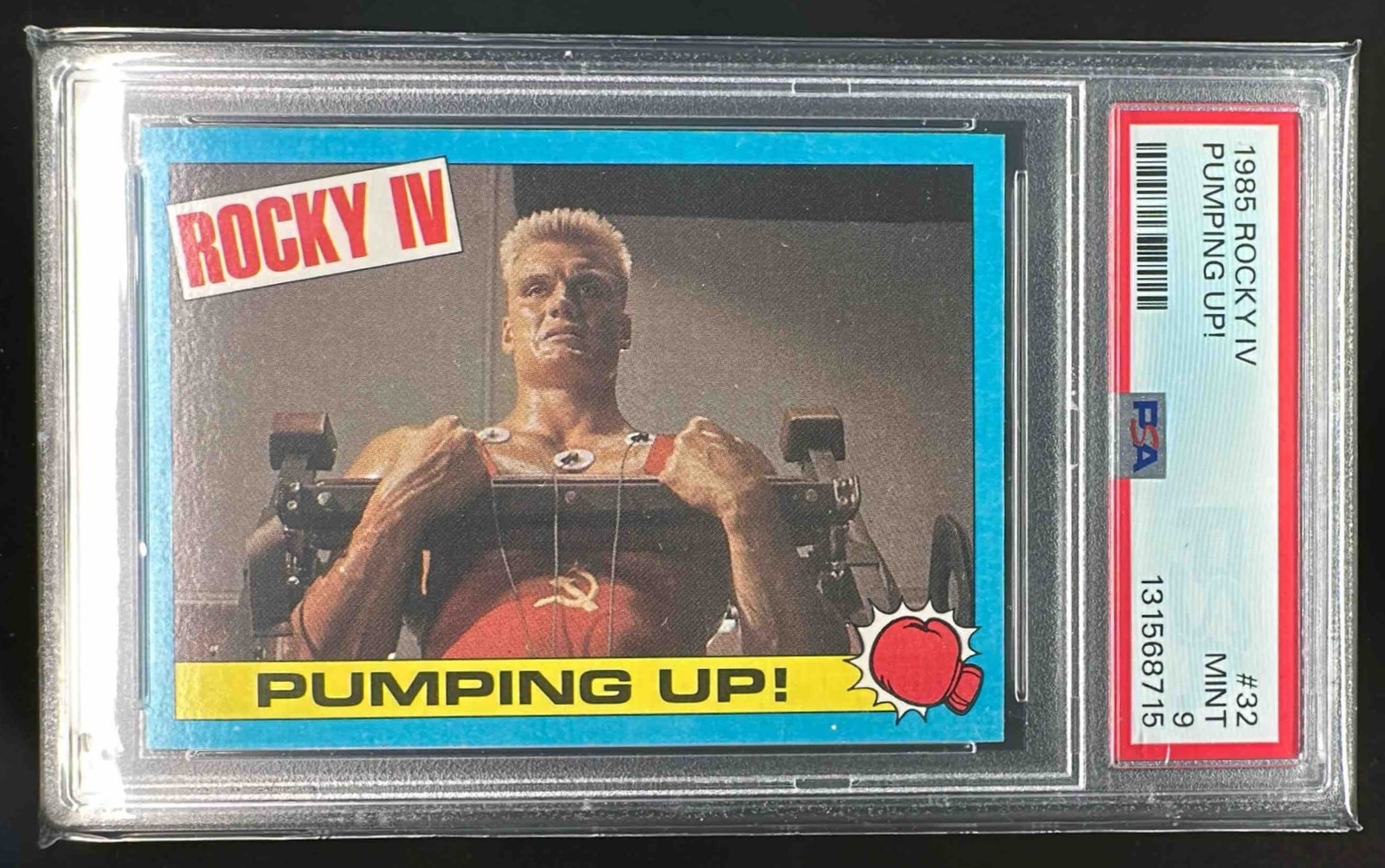 1985 Topps Rocky IV Pumping Up! #32 Drago PSA 9 Non-Sport