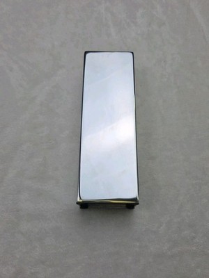 Mid Century MCM Chrome Bud Vase West Germany Brutalist Modernist Silver Shiny