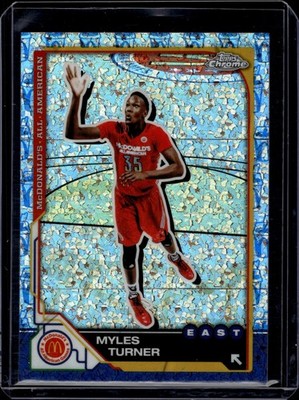 2025 Topps McDonald's All-American #100 Myles Turner McFlurry Refractor