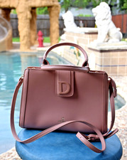 Kris Bella KB Pink Shoulder Bag Women's Purse Satchel Handbag Medium Crossbody