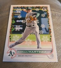 2022 Topps Holiday #HW76 Adrian Martinez Oakland Athletics Baseball Card RC