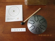 NEW Hluru 3 Inch 6 Notes Steel Tongue Drum Instrument  Percussion Steel Drum