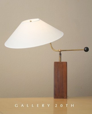 MOMA HEIFETZ JOHN VAN ZWIENEN SWING ARM COUNTERBALANCE TABLE LAMP 1950s T-7-Z