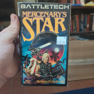 #ad #ad BATTLETECH MERCENARY#x27;S STAR 1ST EDITION 1987 FASA PAPERBACK BOOK Wm KEITH Jr $25.95