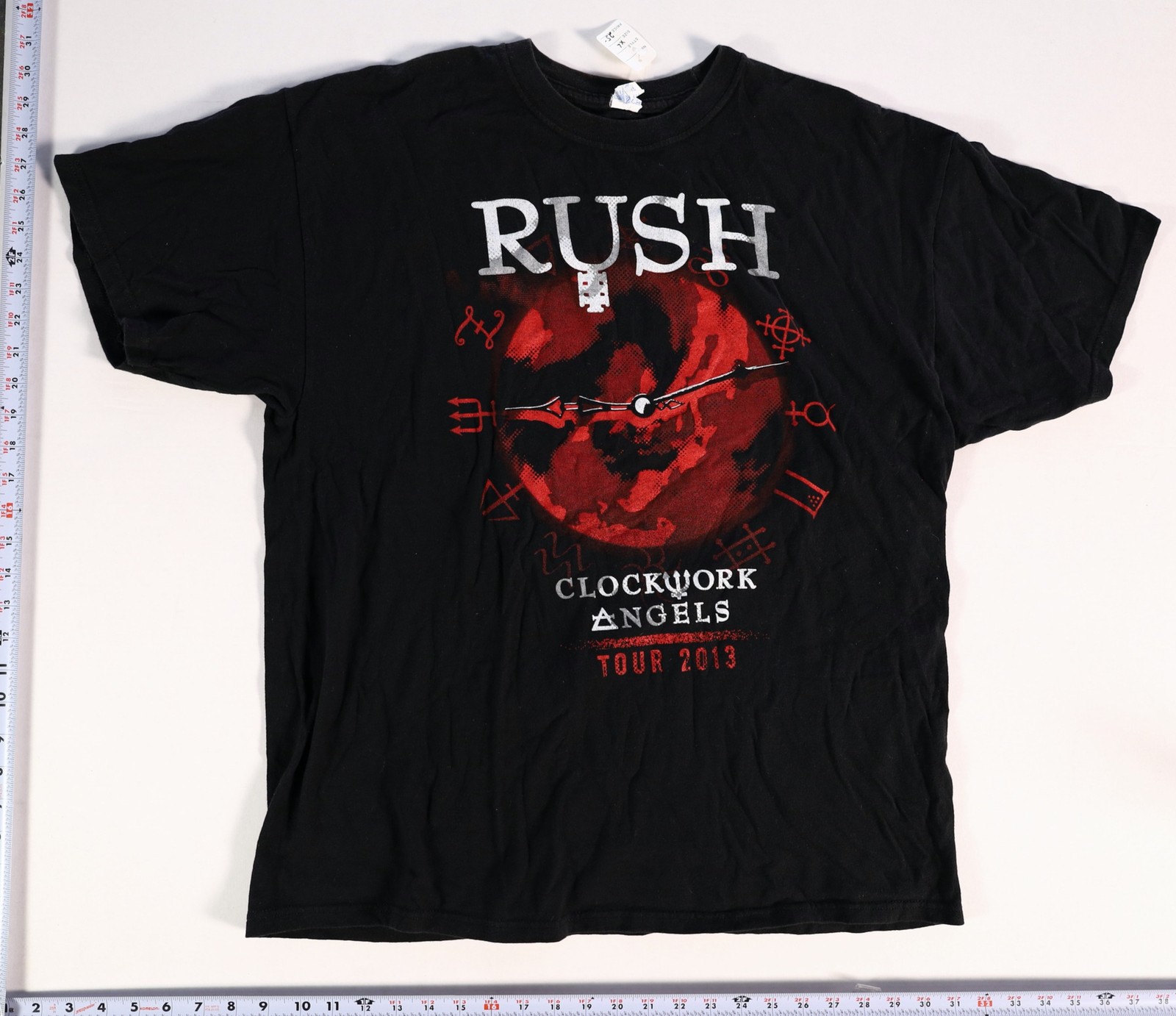 Vintage 2000s Rush Clockwork Angels Tour 2013 T-Shirt… - Gem