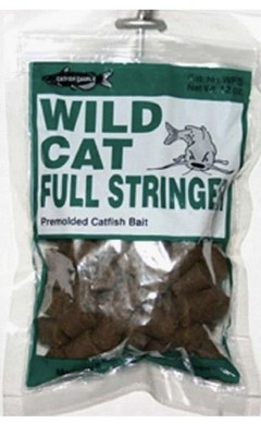 Catfish Charlie Wild Cat Pre Molded Full Stringer Dough Bait in Resealable Bag