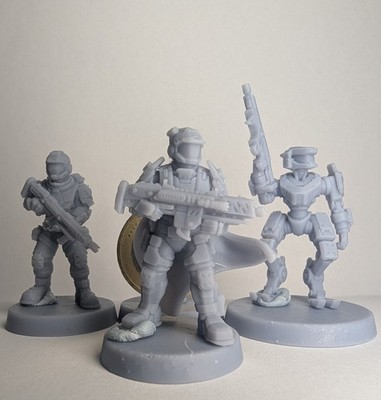15 Human Defense Force Proxys - One Page Rules oder 40K | OPR | Tabletop Wargame