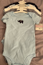 Carters Infant Bodysuits Boy 9 Months Lot of 5 NEW