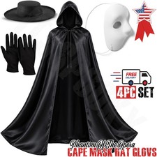 Phantom of the Opera Full Broadway Costume Set Masquerade Cosplay Accessory Set