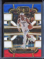 2023-24 Panini Select #57 Shai Gilgeous-Alexander Tri-Color Prizms
