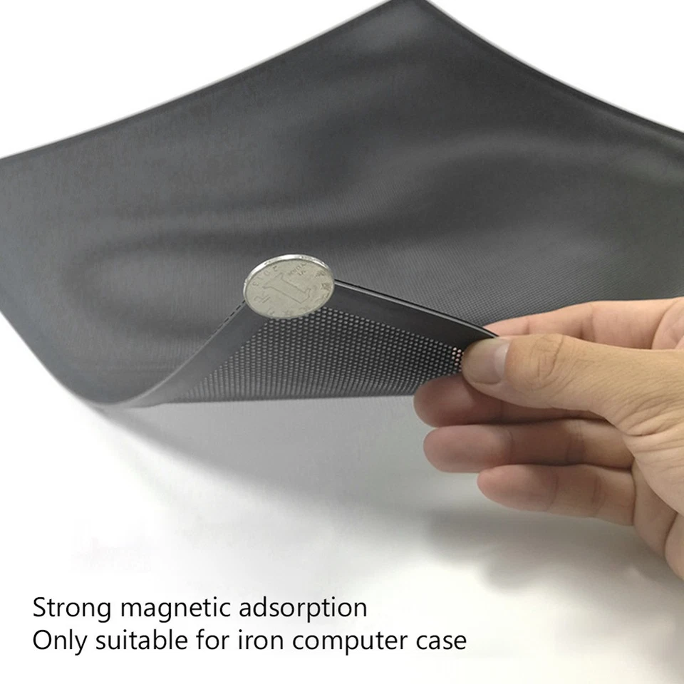 PC Fan Dust Filter Magnetic Frame Computer Fan Grills Cooler Filter Case Cover - Image 4 of 4